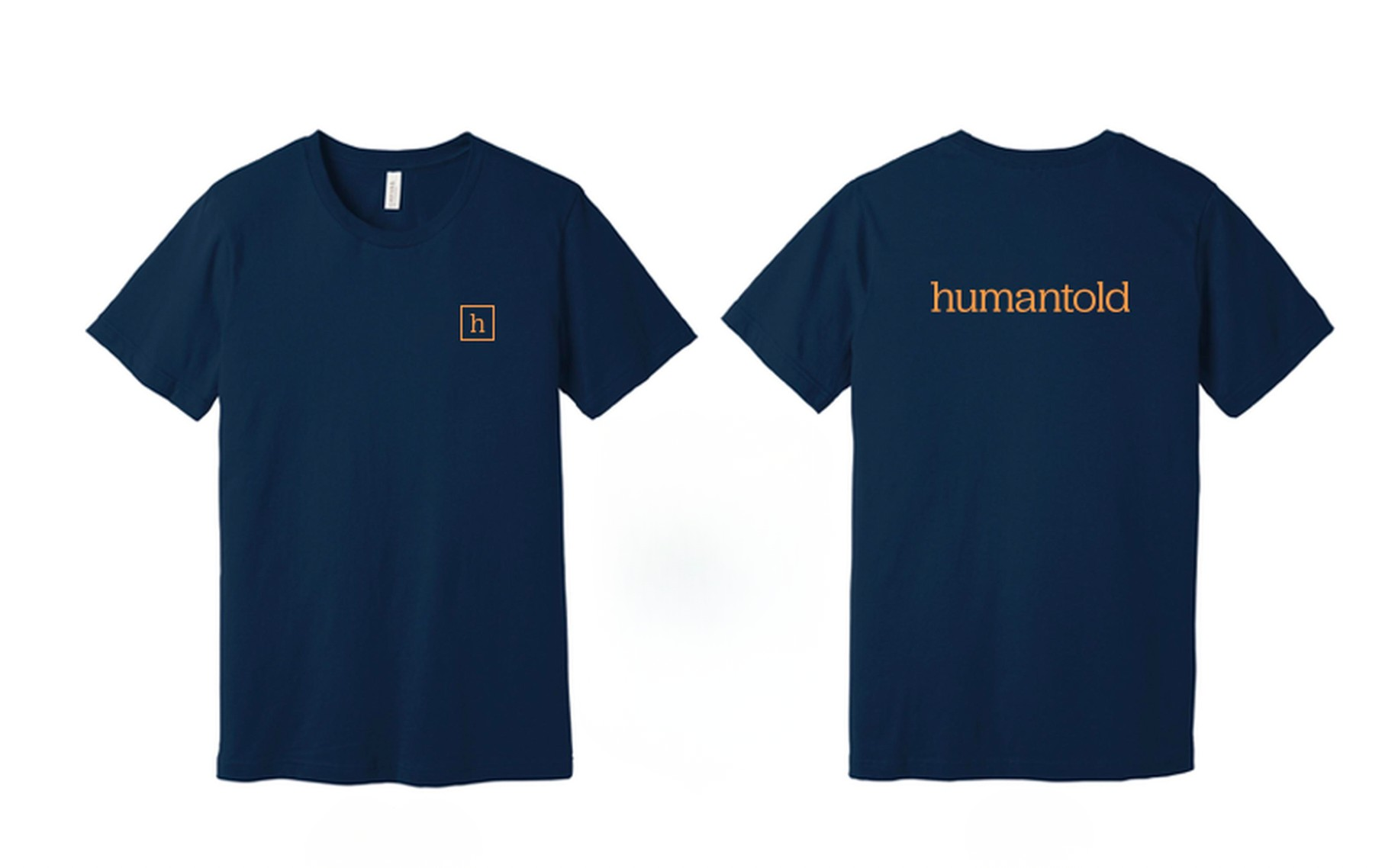 Humantold T Shirt | Navy Blue | Short Sleeve